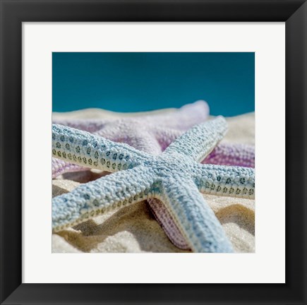 Framed Colored Stars Print