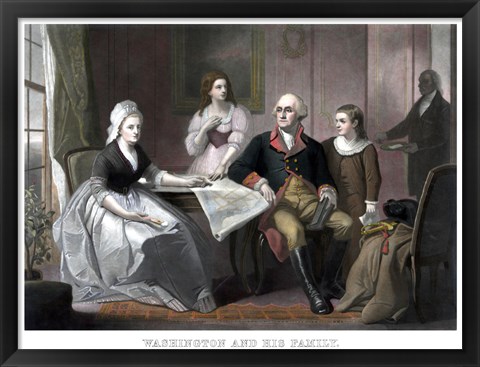 Framed Washington Family Print