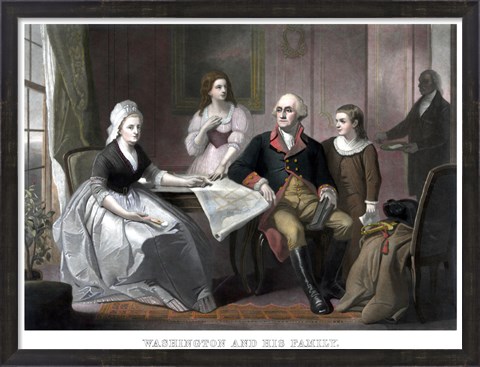 Framed Washington Family Print