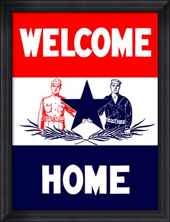 Framed Welcome Home Print