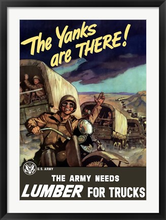 Framed Yanks Are Here! Print