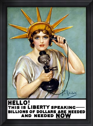 Framed Liberty Speaking Print