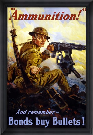 Framed Ammunition Print