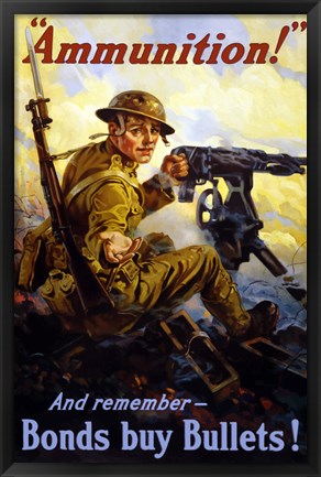Framed Ammunition Print