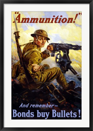 Framed Ammunition Print