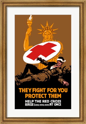 Framed They Fight for You, Protect Them Print