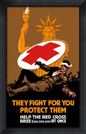 Framed They Fight for You, Protect Them Print