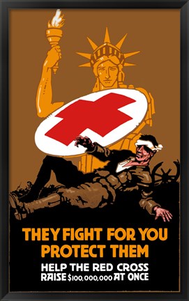 Framed They Fight for You, Protect Them Print