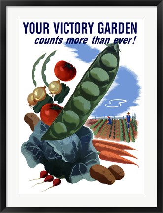 Framed Your Victory Garden Print