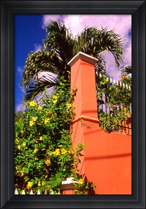 Framed Charlotte Amalie, St Thomas, Caribbean Print