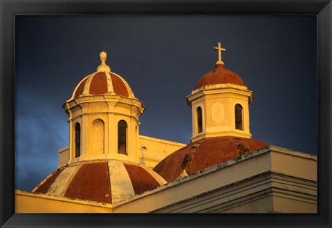 Framed Catedral De San Juan, Old San Juan, Puerto Rico Print