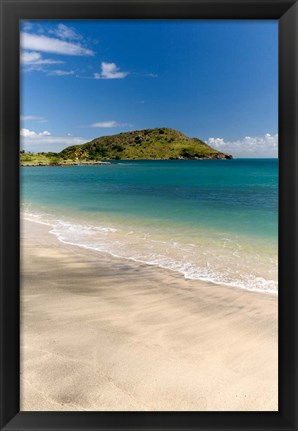 Framed Cockleshell Bay, St Kitts, Caribbean Print