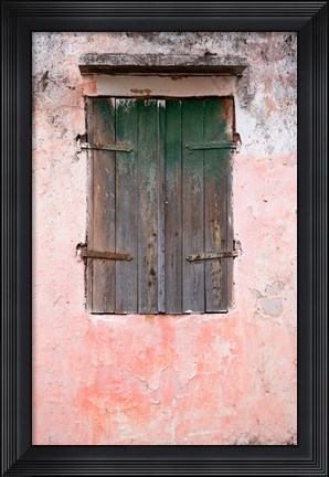 Framed Exterior of Building, St Pierre, Martinique, French Antilles, West Indies Print