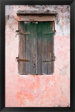 Framed Exterior of Building, St Pierre, Martinique, French Antilles, West Indies Print