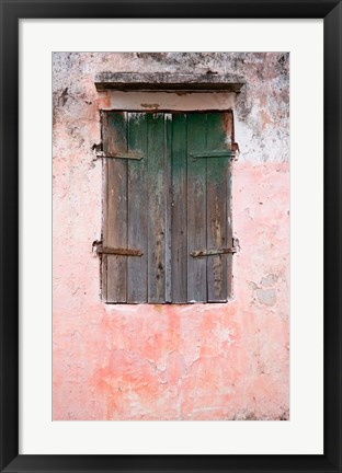 Framed Exterior of Building, St Pierre, Martinique, French Antilles, West Indies Print
