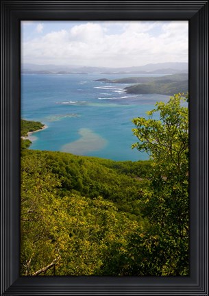 Framed MARTINIQUE, West Indies, Baie du Tresor Print