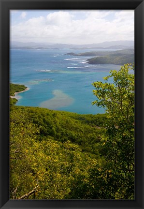 Framed MARTINIQUE, West Indies, Baie du Tresor Print