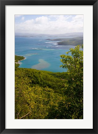 Framed MARTINIQUE, West Indies, Baie du Tresor Print