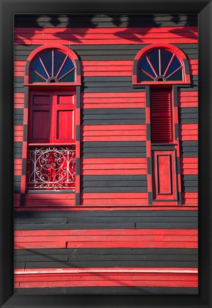 Framed Puerto Rico, Plaza Las Delicias, firehouse museum Print