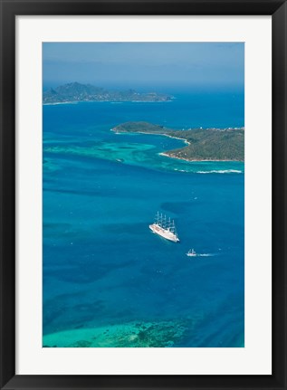 Framed Tobago Cays, St Vincent and the Grenadines Print