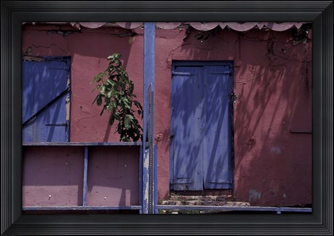 Framed Front Porch on Saint Croix, Caribbean Print