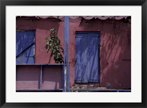 Framed Front Porch on Saint Croix, Caribbean Print