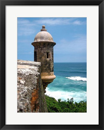 Framed Puerto Rico, San Juan, Fort San Felipe del Morro Print