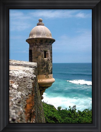 Framed Puerto Rico, San Juan, Fort San Felipe del Morro Print