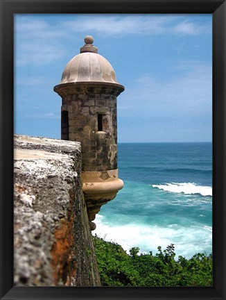 Framed Puerto Rico, San Juan, Fort San Felipe del Morro Print