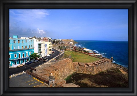 Framed Famous El Morro Castle, Old San Juan, Puerto Rico Print