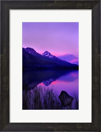 Framed Moraine Lake, Banff National Park, Alberta, Canada Print