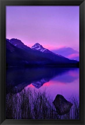 Framed Moraine Lake, Banff National Park, Alberta, Canada Print