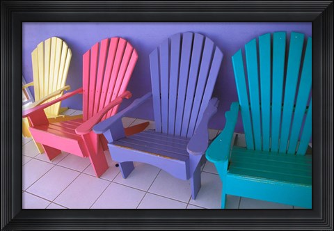 Framed Caribbean, Cayman Islands, Grand Cayman Print