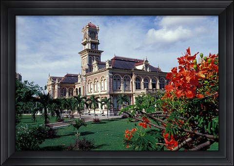 Framed Magnificent Seven Mansion and grounds, Port of Spain, Trinidad, Caribbean Print