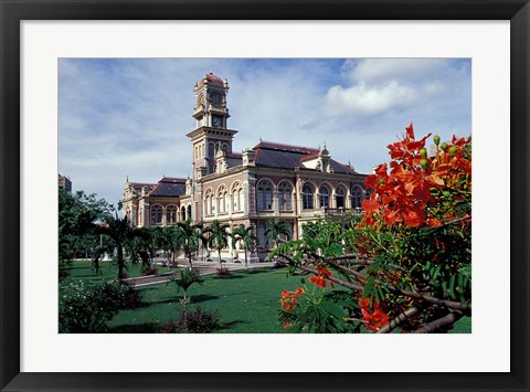 Framed Magnificent Seven Mansion and grounds, Port of Spain, Trinidad, Caribbean Print