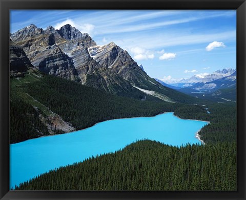 Framed Peyto Lake, Banff National Park, Alberta, Canada Print