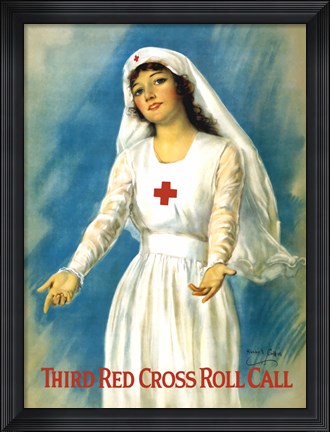 Framed Third Red Cross Roll Call Print