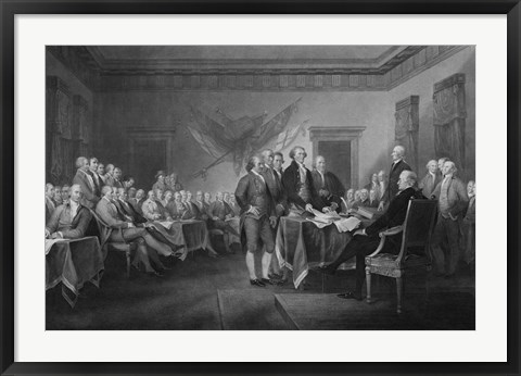 Framed Leaders of Congress Print