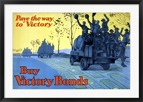 Framed Pave the Way to Victory Print
