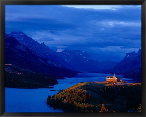 Framed Prince of Wales Hotel, Wateron Lakes National Park, Alberta, Canada Print