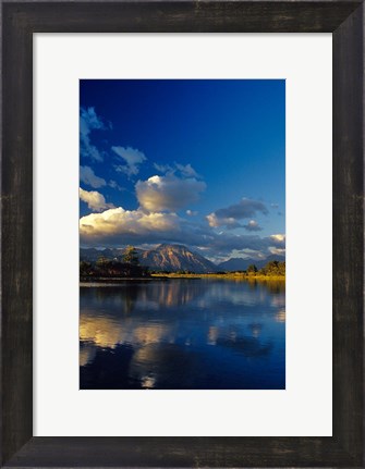 Framed Sofa Mountain in Maskinonge Lake, Alberta, Canada Print