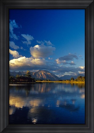 Framed Sofa Mountain in Maskinonge Lake, Alberta, Canada Print