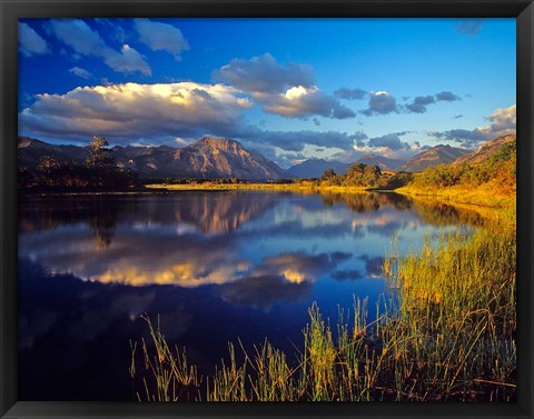 Framed Maskinonge Lake, Waterton Lakes National Park, Alberta Print