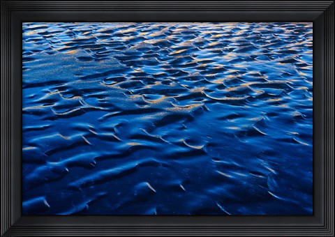 Framed Waves patterns, Waterton Lakes National Park, Alberta Print