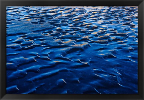 Framed Waves patterns, Waterton Lakes National Park, Alberta Print