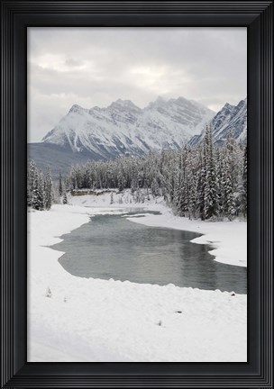 Framed Icefields Parkway, Jasper National Park, Alberta, Canada Print