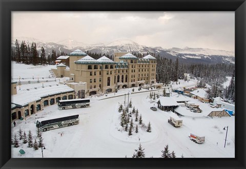 Framed Farimont Chateau, Lake Louise, Alberta, Canada Print