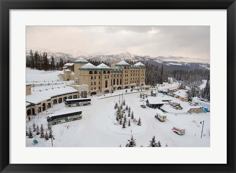 Framed Farimont Chateau, Lake Louise, Alberta, Canada Print