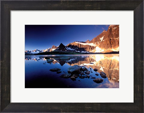 Framed Ramparts, Tanquin Valley, Jasper National Park, Alberta, Canada Print