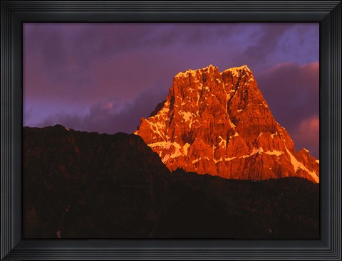 Framed Early Light in Jasper National Park, Alberta, Canada Print